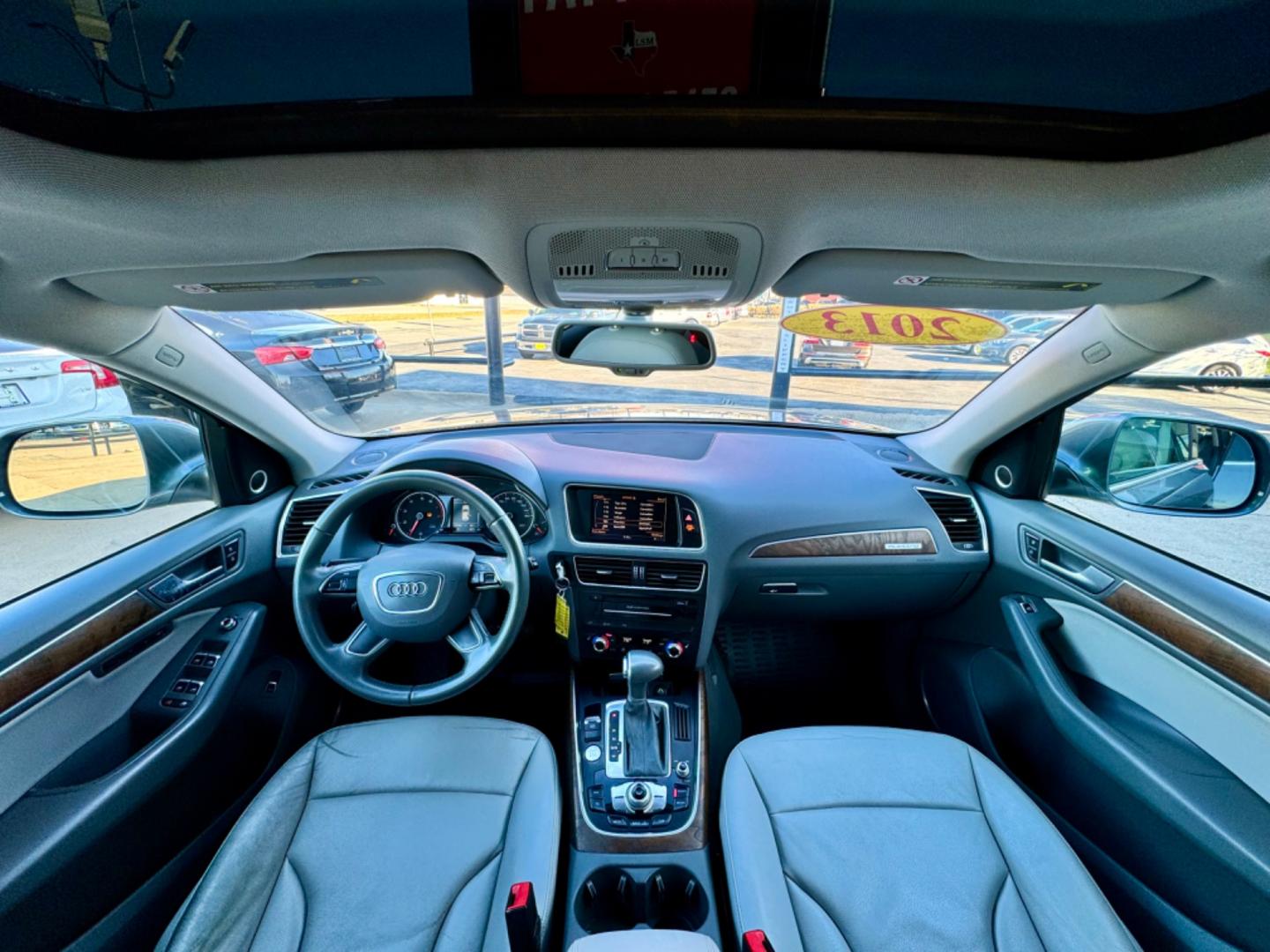 2013 GRAY AUDI Q5 PREMIUM PLUS (WA1LFAFP1DA) , located at 5900 E. Lancaster Ave., Fort Worth, TX, 76112, (817) 457-5456, 0.000000, 0.000000 - This is a 2013 AUDI Q5 PREMIUM PLUS 4 DOOR SUV that is in excellent condition. There are no dents or scratches. The interior is clean with no rips or tears or stains. All power windows, door locks and seats. Ice cold AC for those hot Texas summer days. It is equipped with a CD player, AM/FM radio, A - Photo#19